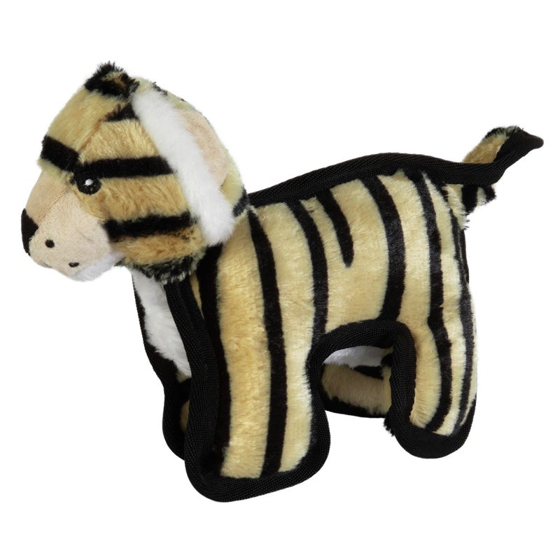 Hyper Pet Tough Plush Tiger Durable Dog Toy with Squeaker - Image 4